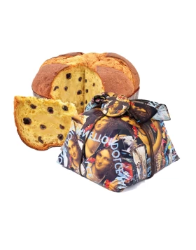 ΠΑΝΕΤΟΝΕ ΓΕΜΙΣΤΟ ΜΕ ΚΡΕΜΑ & ΒΥΣΣΙΝΟ AMARENA RUSTICHELLA D'ABRUZZO PANETTONE 2024 LIMITED EDITION 1kg + ΜΕΤΑΞΩΤΟ ΜΑΝΤΗΛΙ