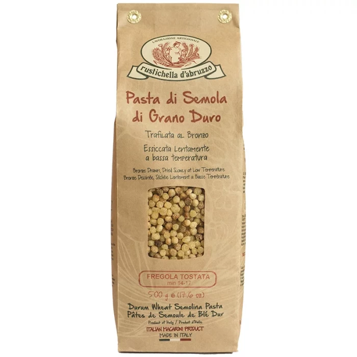 CLONED FREGOLA TOSTATA RUSTICHELLA D'ABRUZZO ΑΠΟ ΣΙΜΙΓΔΑΛΙ ΣΚΛΗΡΟΥ ΣΙΤΟΥ 500gr