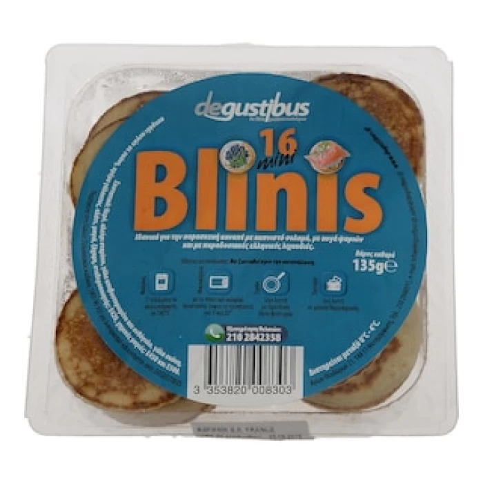 DEGUSTIBUS ASPASIA MINI BLINIS 135gr