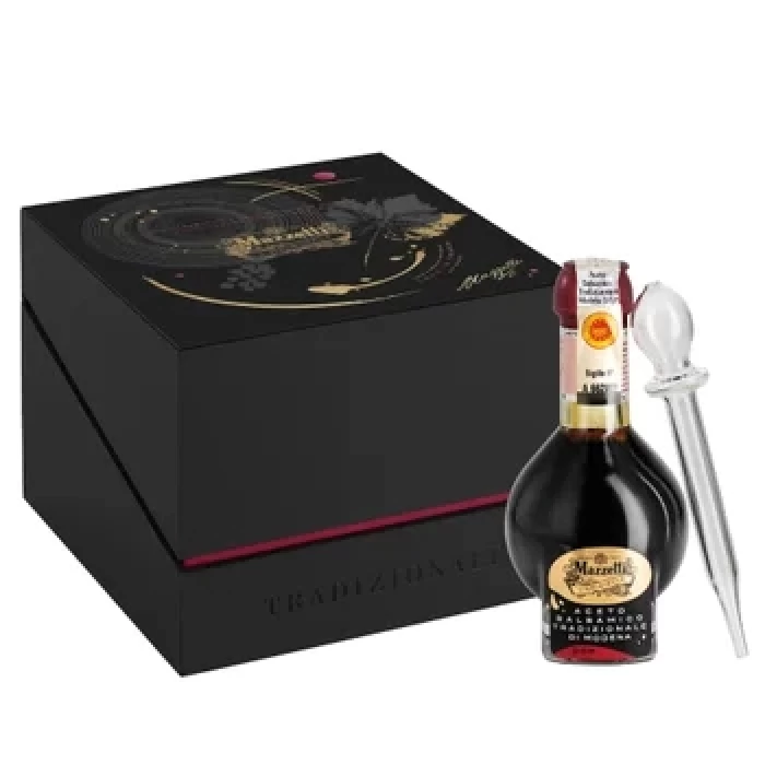 ACETO BALSAMICO TRADIZIONALE DI MODENA RED SEAL ΞΙΔΙ ΠΟΠ MAZZETTI L'ORIGINALE ΠΑΛΑΙΩΜΕΝΟ 12 ΕΤΩΝ ΣΕ ΚΑΣΕΤΙΝΑ 250ml