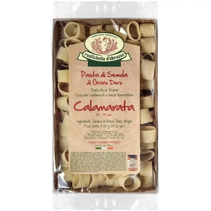 CALAMARATA RUSTICHELLA D'ABRUZZO ΑΠΟ ΣΙΜΙΓΔΑΛΙ ΣΚΛΗΡΟΥ ΣΙΤΟΥ 500gr