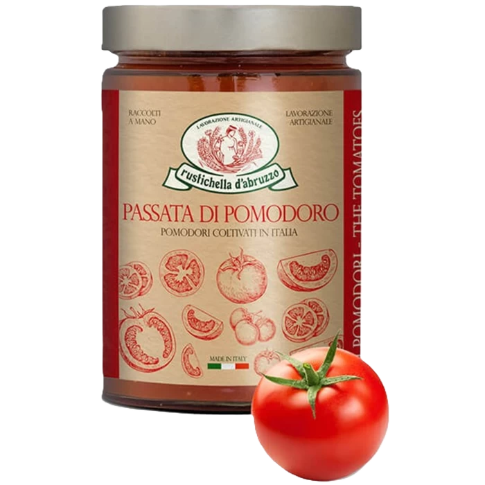 ΣΑΛΤΣΑ ΤΟΜΑΤΑΣ PASSATA DI POMODORO RUSTICHELLA D'ABRUZZO 550gr